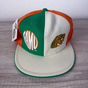 Vintage FAMU Rattlers Wool Hat 6 Panel Fitted Size 7 5/8 Headgear NCAA NEW NOS